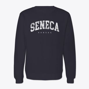 Seneca Kansas Urban Vibe Crewneck Sweatshirt