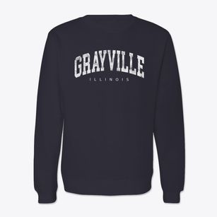 Grayville Illinois Urban Vibe Crewneck Sweatshirt