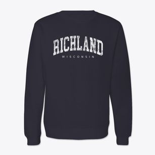 Richland Wisconsin Urban Vibe Crewneck Sweatshirt