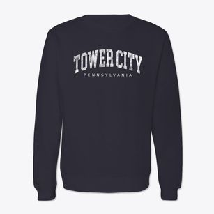 Tower City Pennsylvania Urban Vibe Crewneck Sweatshirt