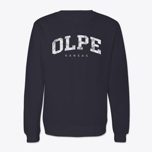 Olpe Kansas Urban Vibe Crewneck Sweatshirt