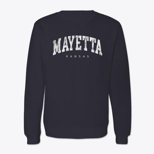 Mayetta Kansas Urban Vibe Crewneck Sweatshirt