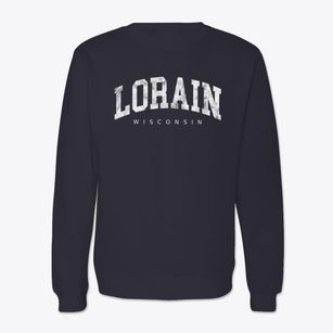 Lorain Wisconsin Urban Vibe Crewneck Sweatshirt