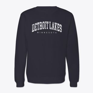 Detroit Lakes Minnesota Urban Vibe Crewneck Sweatshirt
