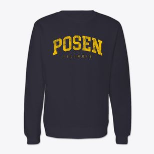 Posen Illinois Urban Vibe Crewneck Sweatshirt