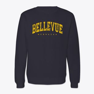 Bellevue Nebraska Urban Vibe Crewneck Sweatshirt