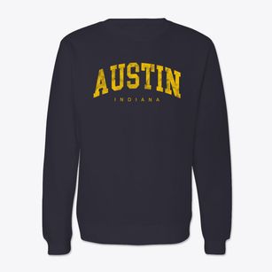 Austin Indiana Urban Vibe Crewneck Sweatshirt