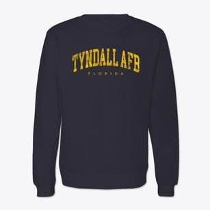 Tyndall Afb Florida Urban Vibe Crewneck Sweatshirt