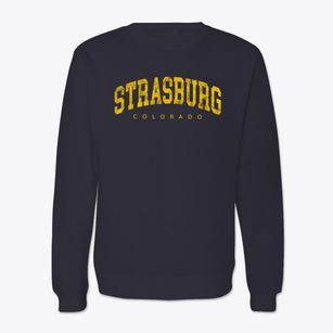 Strasburg Colorado Urban Vibe Crewneck Sweatshirt