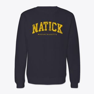 Natick Massachusetts Urban Vibe Crewneck Sweatshirt