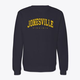 Jonesville Virginia Urban Vibe Crewneck Sweatshirt