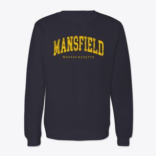 Mansfield Massachusetts Urban Vibe Crewneck Sweatshirt