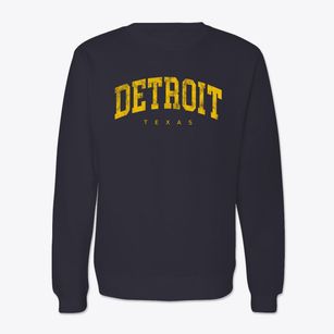 Detroit Texas Urban Vibe Crewneck Sweatshirt