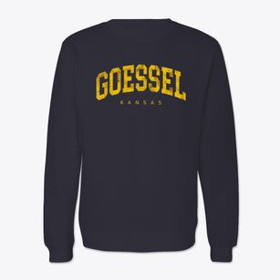 Goessel Kansas Urban Vibe Crewneck Sweatshirt