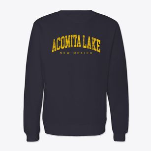 Acomita Lake New Mexico Urban Vibe Crewneck Sweatshirt