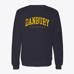 Danbury Nebraska Urban Vibe Crewneck Sweatshirt
