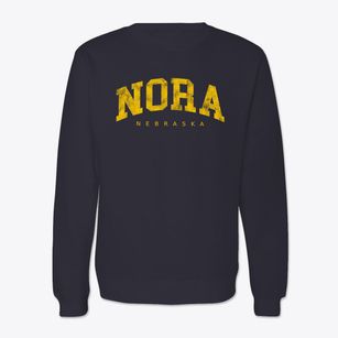 Nora Nebraska Urban Vibe Crewneck Sweatshirt