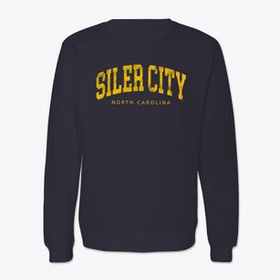 Siler City North Carolina Urban Vibe Crewneck Sweatshirt