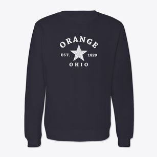 Orange Ohio Star Crewneck Sweatshirt