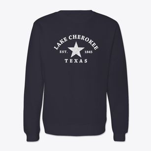 Lake Cherokee Texas Star Crewneck Sweatshirt