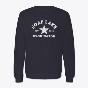 Soap Lake Washington Star Crewneck Sweatshirt