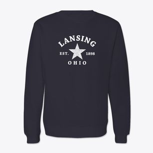 Lansing Ohio Star Crewneck Sweatshirt
