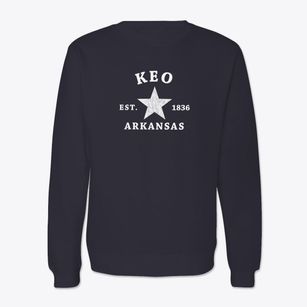 Keo Arkansas Star Crewneck Sweatshirt