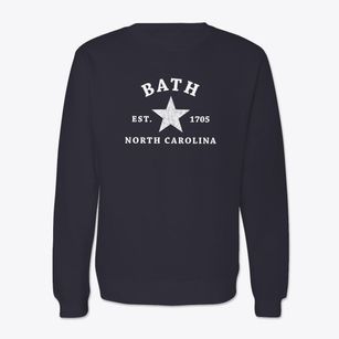 Bath North Carolina Star Crewneck Sweatshirt