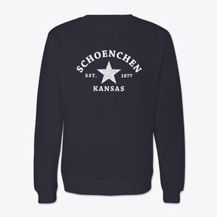 Schoenchen Kansas Star Crewneck Sweatshirt