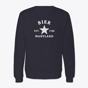Bier Maryland Star Crewneck Sweatshirt