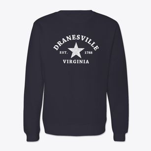 Dranesville Virginia Star Crewneck Sweatshirt