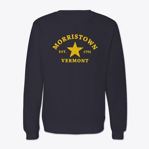 Morristown Vermont Star Crewneck Sweatshirt
