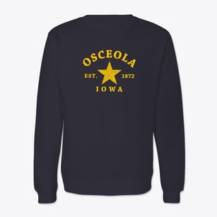 Osceola Iowa Star Crewneck Sweatshirt