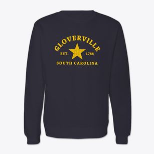 Gloverville South Carolina Star Crewneck Sweatshirt