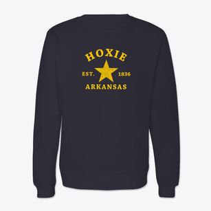 Hoxie Arkansas Star Crewneck Sweatshirt