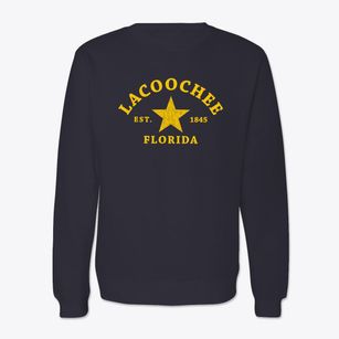 Lacoochee Florida Star Crewneck Sweatshirt