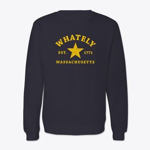 Whately Massachusetts Star Crewneck Sweatshirt