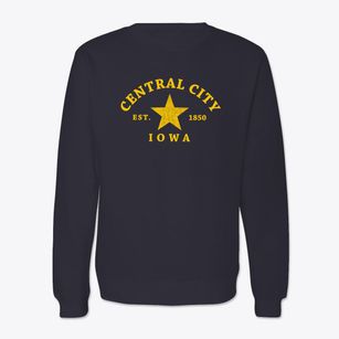 Central City Iowa Star Crewneck Sweatshirt