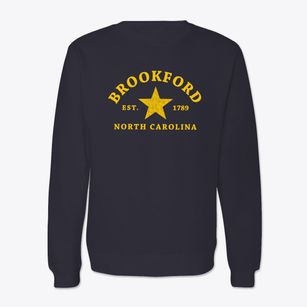 Brookford North Carolina Star Crewneck Sweatshirt