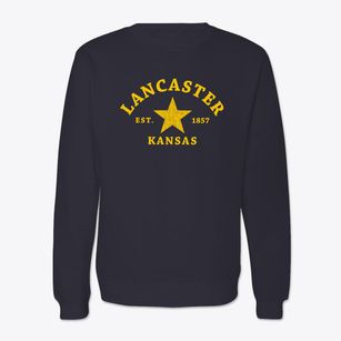 Lancaster Kansas Star Crewneck Sweatshirt