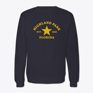 Highland Park Florida Star Crewneck Sweatshirt