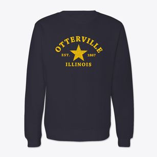 Otterville Illinois Star Crewneck Sweatshirt