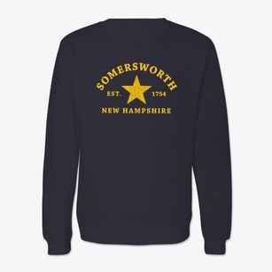 Somersworth New Hampshire Star Crewneck Sweatshirt