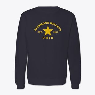 Richmond Heights Ohio Star Crewneck Sweatshirt