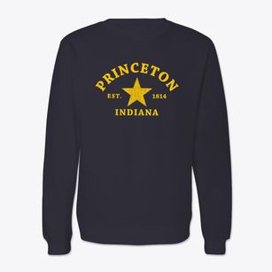 Princeton Indiana Star Crewneck Sweatshirt