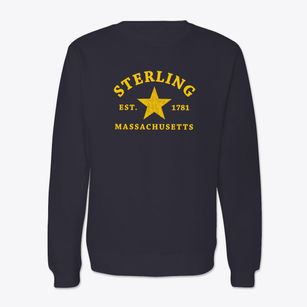 Sterling Massachusetts Star Crewneck Sweatshirt
