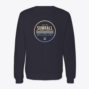 Sumrall Mississippi Color Fade Crewneck Sweatshirt