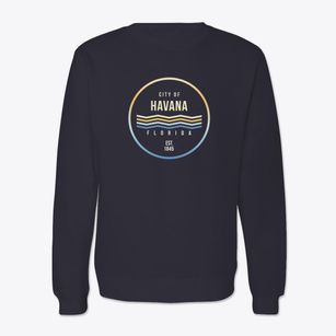 Havana Florida Color Fade Crewneck Sweatshirt