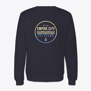Empire City Oklahoma Color Fade Crewneck Sweatshirt