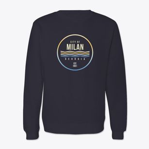 Milan Georgia Color Fade Crewneck Sweatshirt